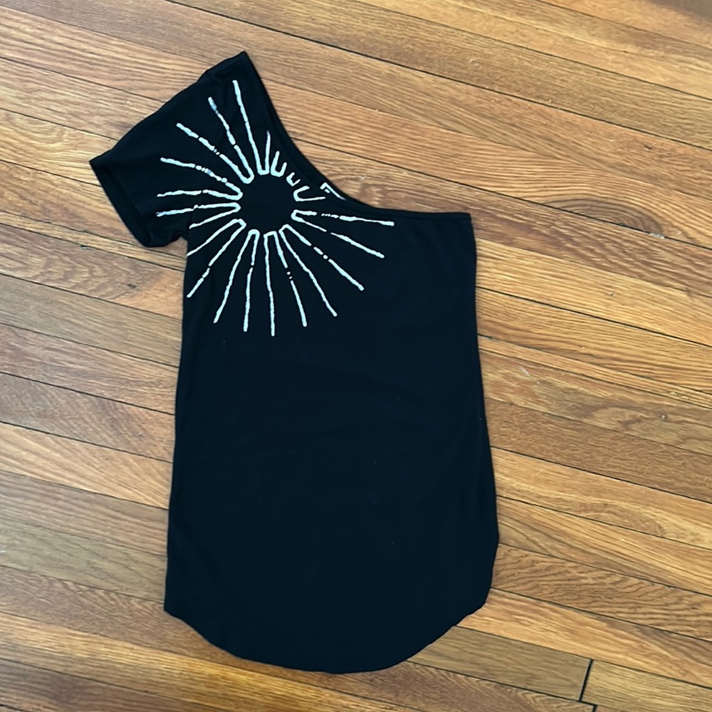 NWOT Roxy One Shoulder Sun Tunic Tee